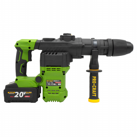 Aku vrtací kladivo  Procraft PHA50-1b-c SDS MAX | PHA50-1b-c